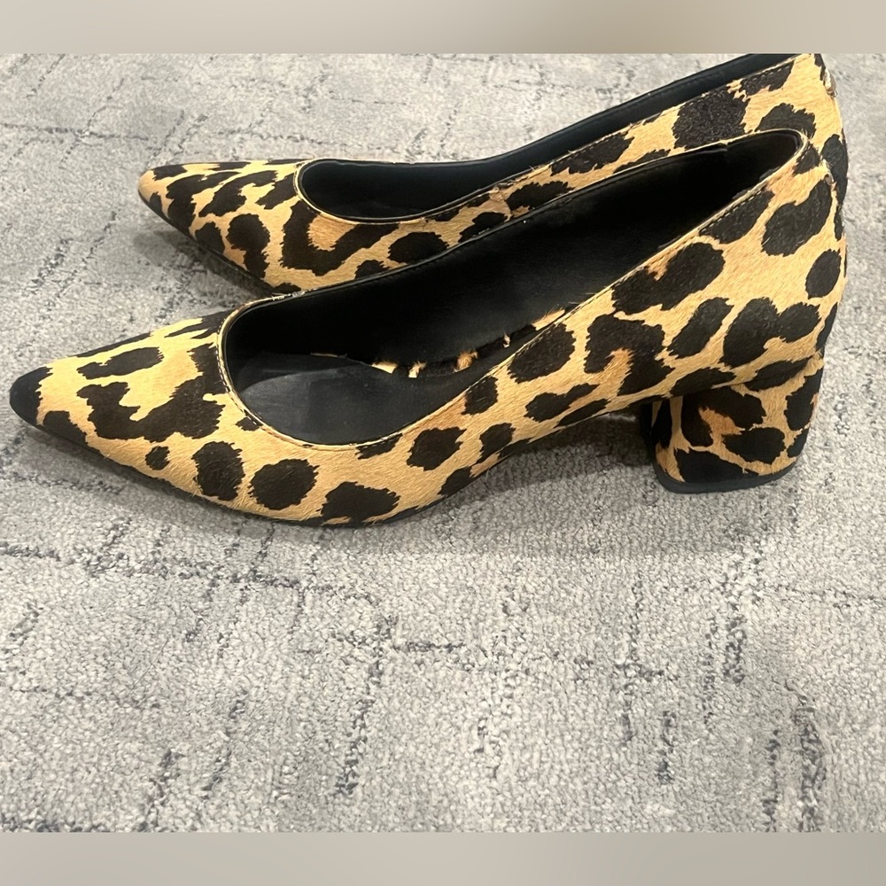 Kate Spade Animal Print pumps.(Real Fur; dyed)